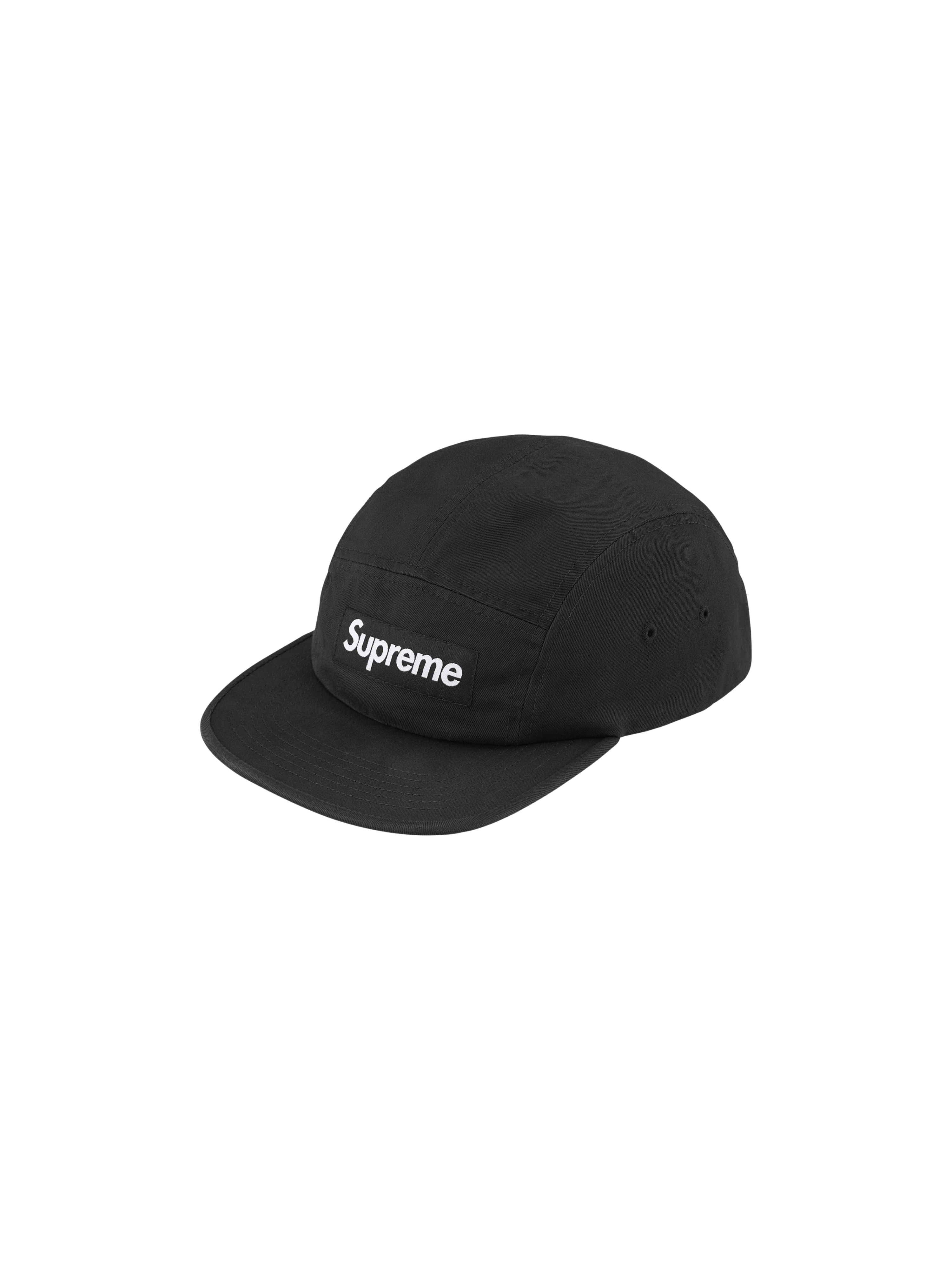 Boné Supreme Washed Chino Twill "Black"